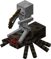 Скелет-наездник в minecraft