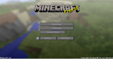  Texture Pack on Main Menu [1.5.1] 