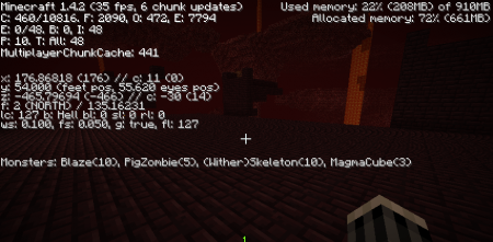  Show Monsters  Minecraft 1.6.2