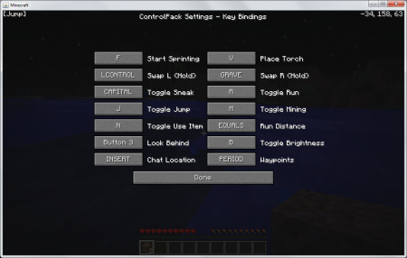  ControlPack  Minecraft 1.6.2