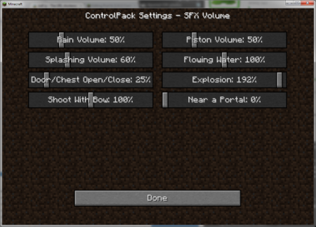  ControlPack  Minecraft 1.6.2