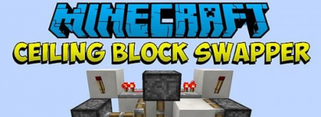  Minecraft Basic Redstone: Ceiling Block Swapper  minecraft