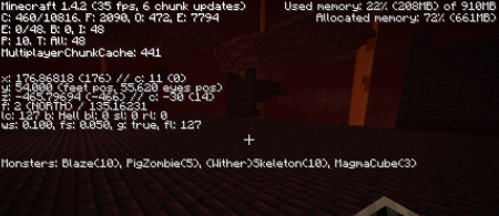  Show Monsters  Minecraft 1.6.2