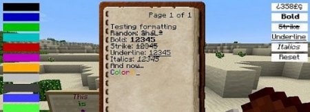  Text Formatting  Minecraft 1.6.2