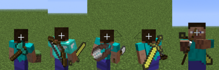   Back Tools Mod  minecraft 1.6.4