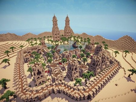  Hafsah, The Desert Village  minecraft