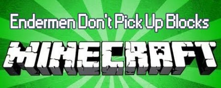  Endermen Don't Pick Up Blocks  Minecraft 1.6.4