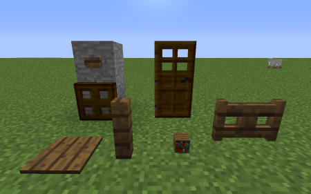  More Multicolored Wood Items  minecraft 1.6.4