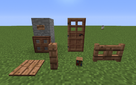  More Multicolored Wood Items  minecraft 1.6.4