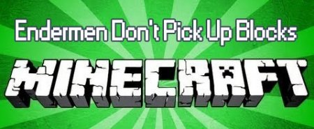  Endermen Dont Pick Up Blocks  Minecraft 1.7.2