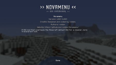   Novamenu  minecraft 1.6.4