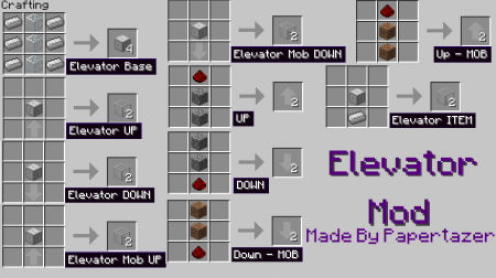  Elevator Mod  Minecraft 1.6.4