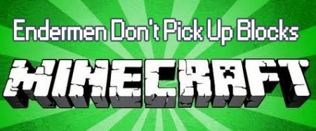  Endermen Dont Pick Up Blocks  Minecraft 1.7.4