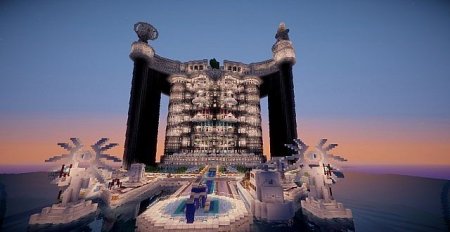   Skyscraper TeamHouse  Minecraft