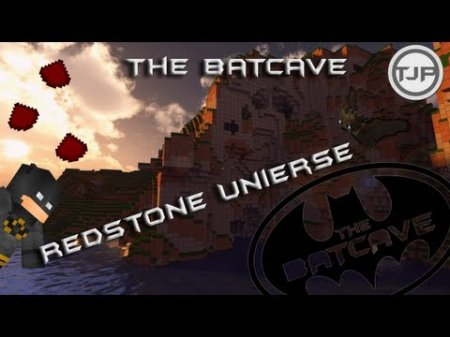  The Batcave - The Redstone Universe V1.0  minecraft