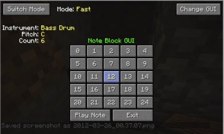  Note Block Display  Minecraft 1.7.2