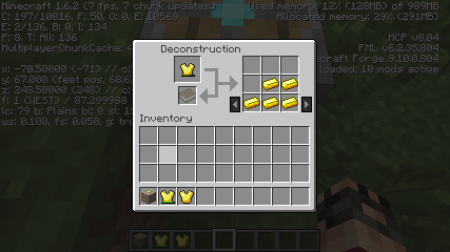  Deconstruction Table  minecraft 1.7.2