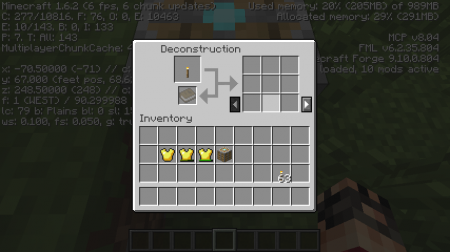  Deconstruction Table  minecraft 1.7.2