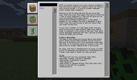  In-Game Wiki Mod  minecraft 1.6.4