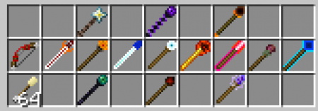  Staffs and Wizards Mod  minecraft 1.7.2