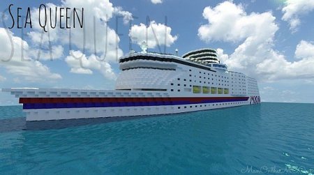  SeaQueen | Cruise Ship | With Interior  Minecraft