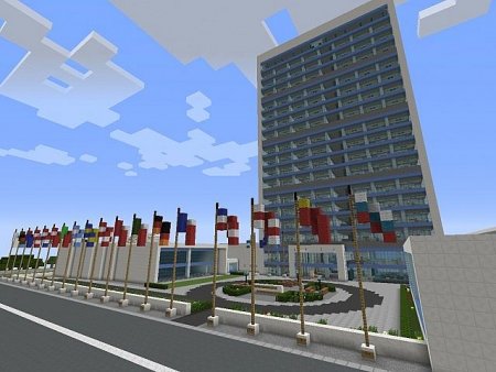  United Nations: New York, New York  minecraft