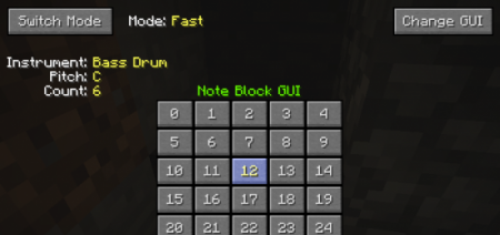  Note Block Display  Minecraft 1.7.2