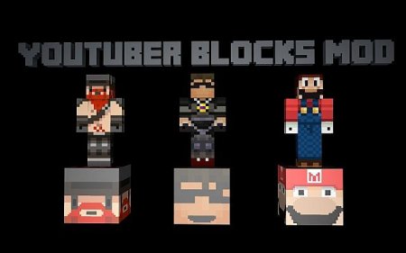  Youtuber Blocks  minecraft 1.7.10