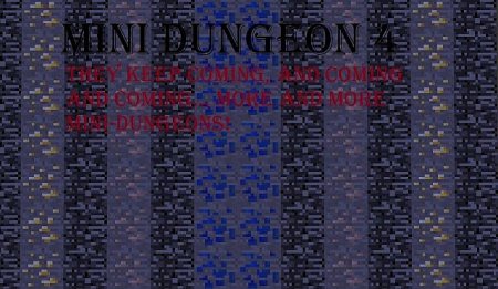  Mini-Dungeon 4  minecraft