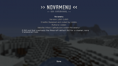  NovaMenu  Minecraft 1.7.2