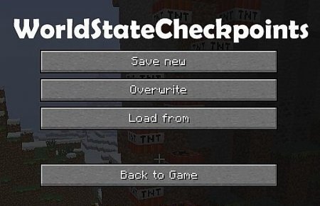  WorldStateCheckpoints  minecraft 1.7.10