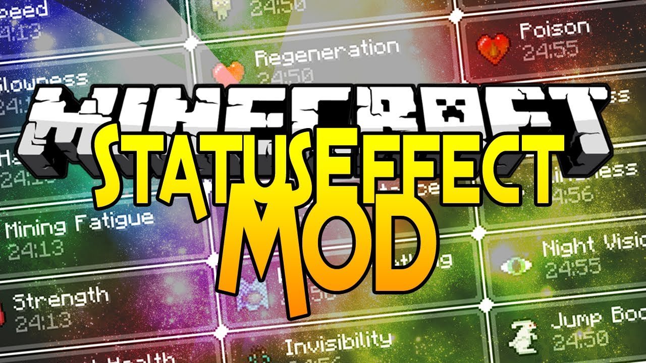 Status effect bars. Status Effect HUD мод. STATUSEFFECTHUD 1.12.2. Status Effect HUD.