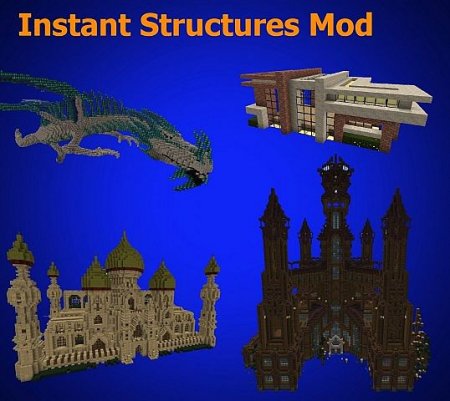  Instant Structures  minecraft 1.7.10