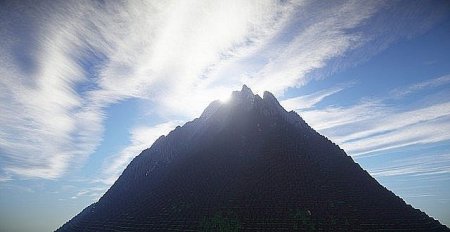  Huge Mountain [Terraforming Test]  Minecraft