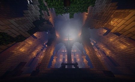  Postapocalyptic cathedral - Halbshooter  minecraft