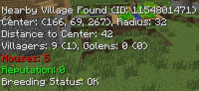  Village Info  Minecraft 1.7.10