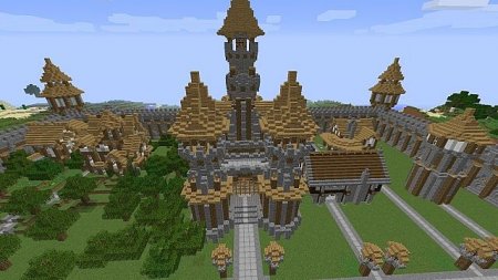  A Server spawn map  minecraft