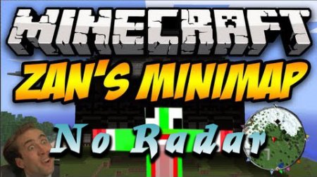  Zans minimap no radar  Minecraft 1.7.10