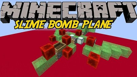  Minecraft - Slime Bomb Plane  minecraft