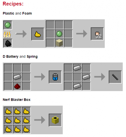 Flans Nerf Pack  Minecraft 1.7.10