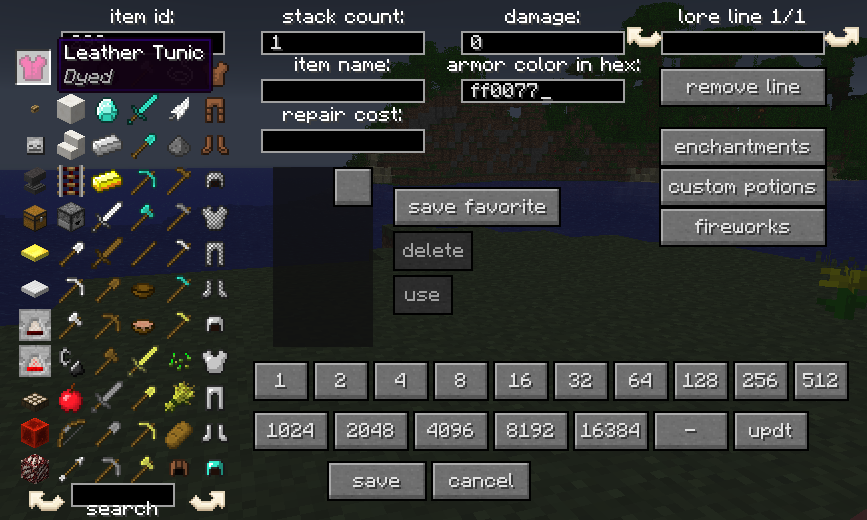Mod requires forge. Таблица цветов майнкрафт для кожаной брони. Таблица цветов в МАЙНКРАФТЕ на кожаной броне. Minecraft item Editor Mod. Цвета майнкрафт коды.