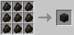  Charcoal Block  Minecraft 1.7.10