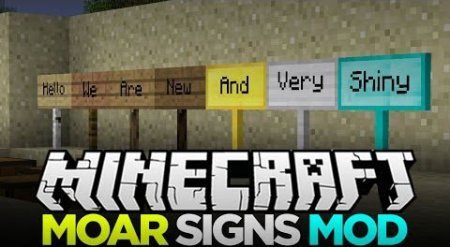  MoarSigns  Minecraft 1.7.10