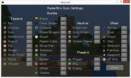  RadarBro  Minecraft 1.7.10