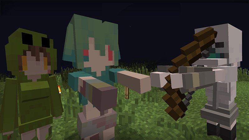 Скачать Cute Mob Models Mod для Minecraft 1.7.10.