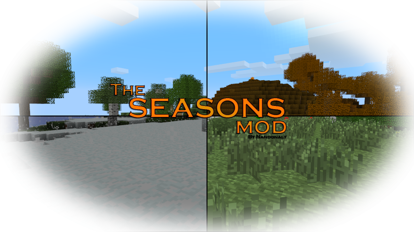 Minecraft seasons. Майнкрафт Seasons Mod. Seasons Mod 1.7.10. Мод на времена года. Мод на времена года в майнкрафт.