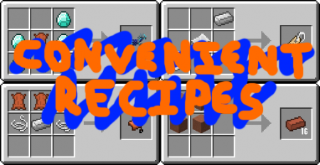  Convenient Recipes  Minecraft 1.7.10