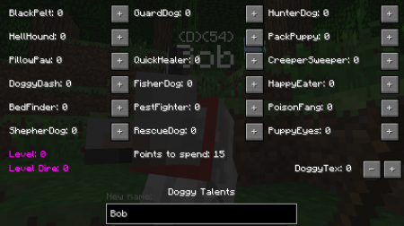  Doggy Talents  Minecraft 1.8