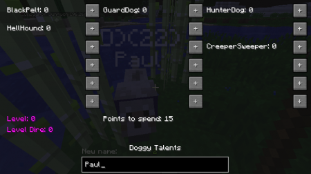  Doggy Talents  Minecraft 1.8