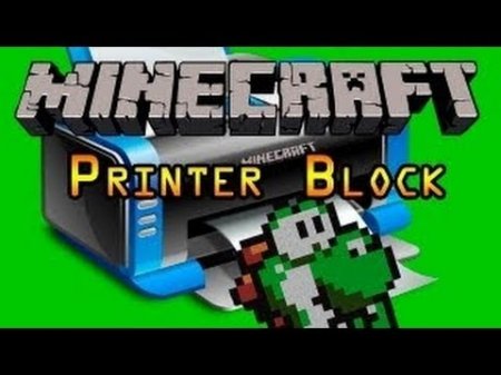  Printer Block  Minecraft 1.7.10